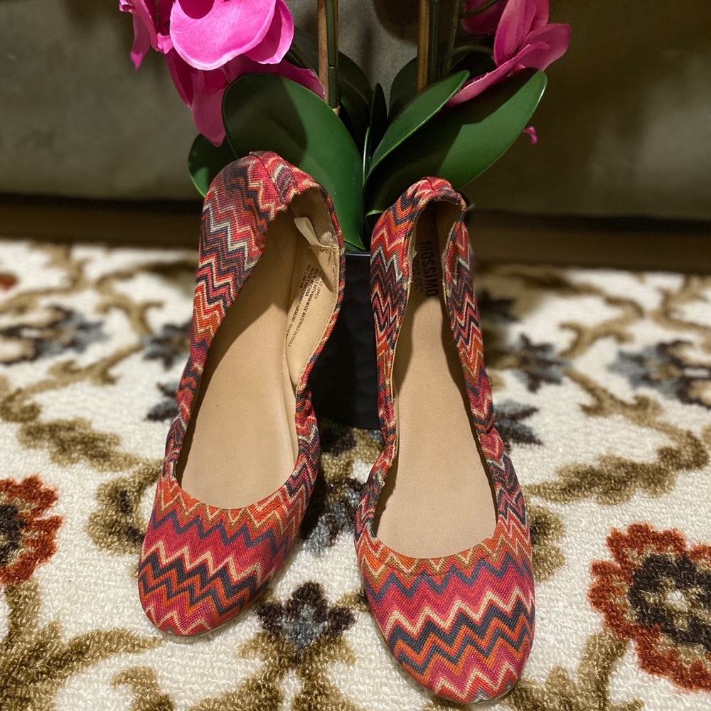 Colorful pair of flats